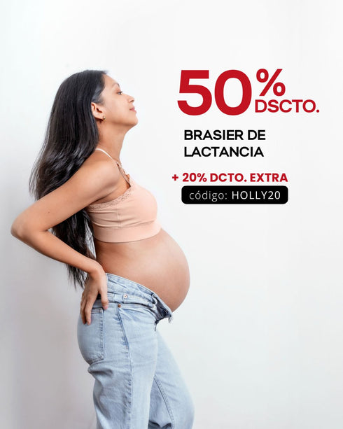 BRASIER DE ALGODÓN EMBARAZO & LACTANCIA