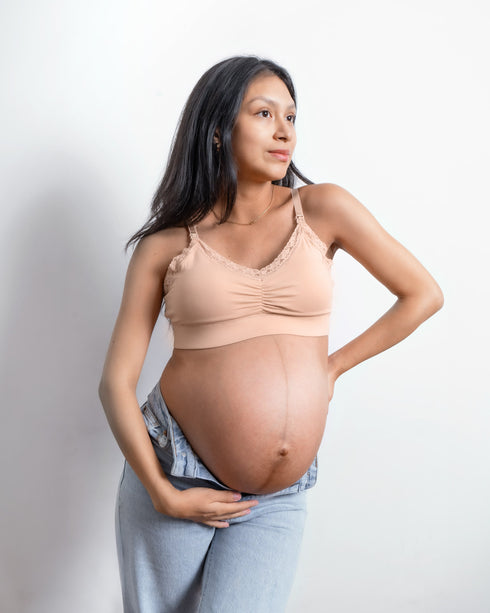 BRASIER DE ALGODÓN EMBARAZO & LACTANCIA