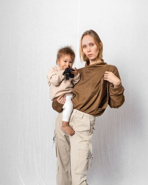 SWEATER CUELLO ALTO EMBARAZO & LACTANCIA