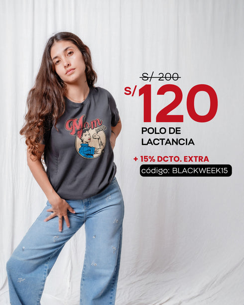 POLO DE ALGODÓN EMBARAZO & LACTANCIA