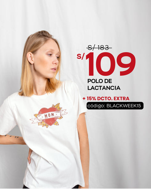 POLO DE ALGODÓN EMBARAZO & LACTANCIA