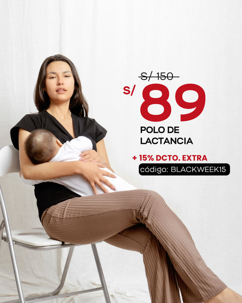 POLO DE ALGODÓN EMBARAZO & LACTANCIA