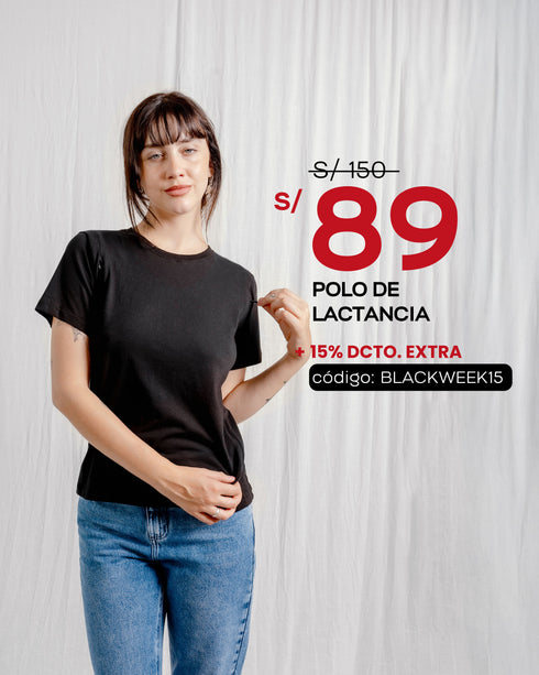POLO DE ALGODÓN EMBARAZO & LACTANCIA