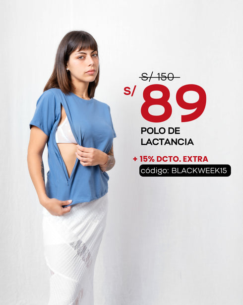 POLO DE ALGODÓN EMBARAZO & LACTANCIA