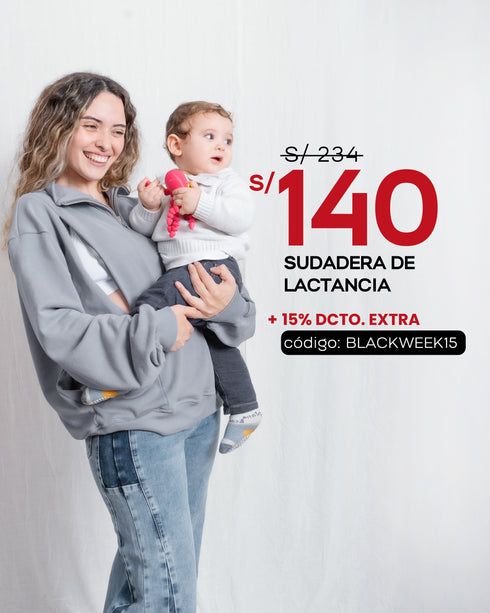 POLERA DE ALGODÓN EMBARAZO & LACTANCIA