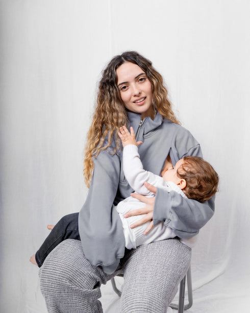 POLERA DE ALGODÓN EMBARAZO & LACTANCIA