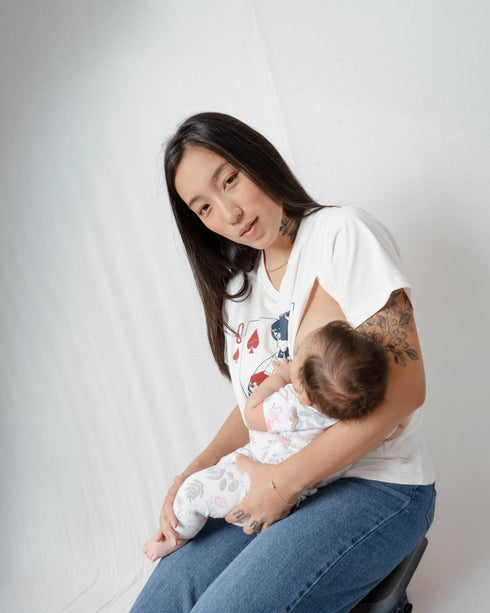 PACK x02 POLOS EMBARAZO & LACTANCIA