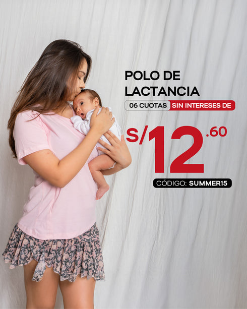 POLO DE ALGODÓN EMBARAZO & LACTANCIA