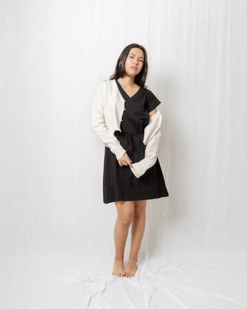 VESTIDO CON CINTURÓN EMBARAZO & LACTANCIA