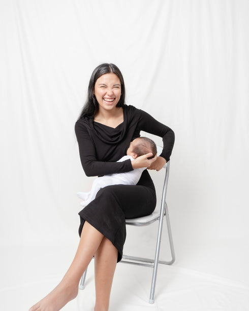 VESTIDO ELEGANTE EMBARAZO & LACTANCIA